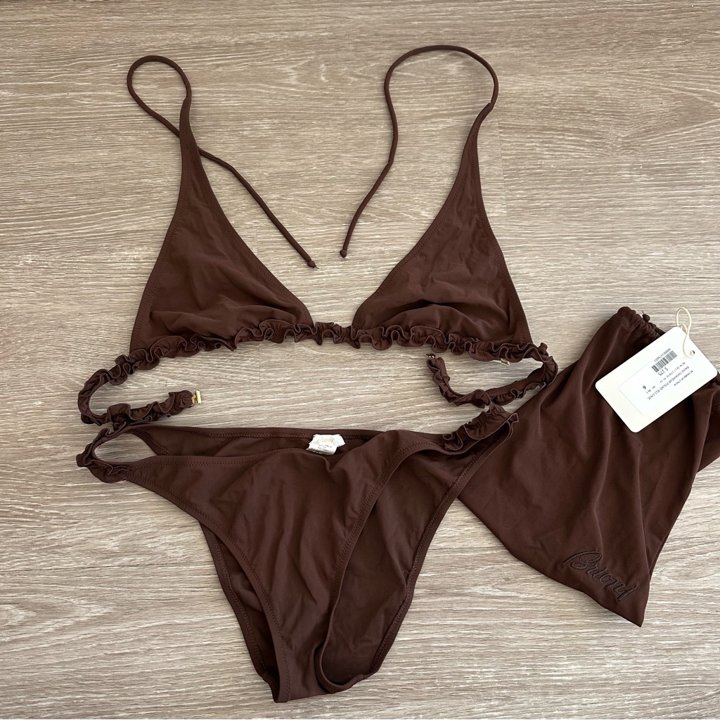 Brioni Brown Vintage Bikini